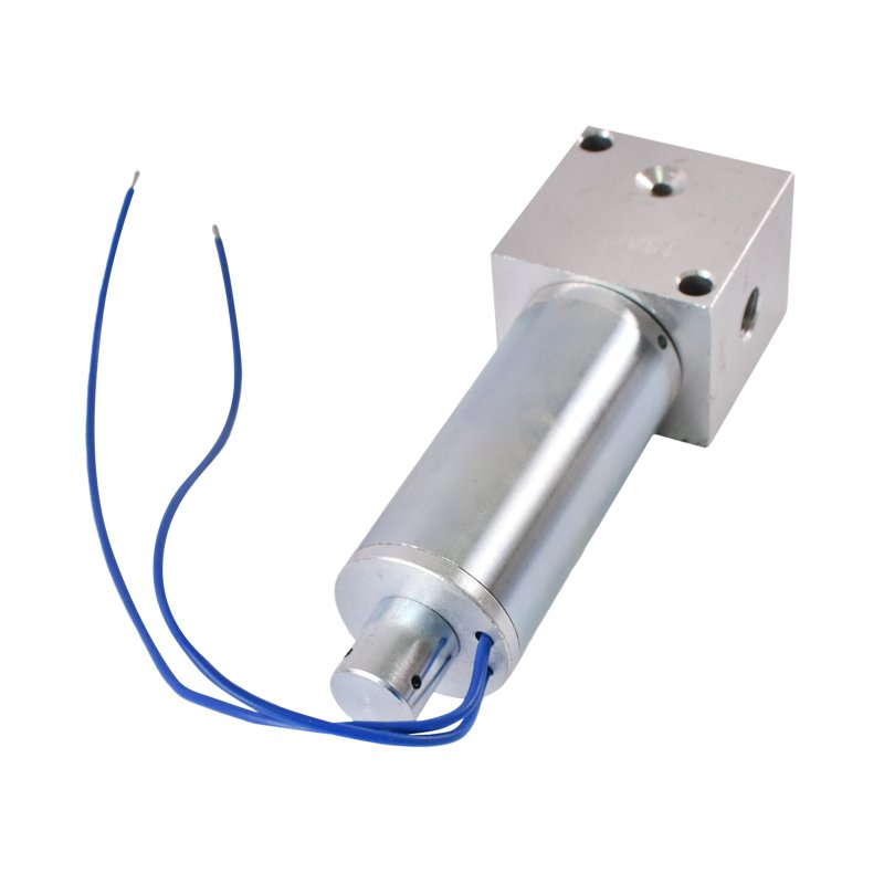 Electrovalva tras 12V cu ax subtire normal inchis Tractor Forestier